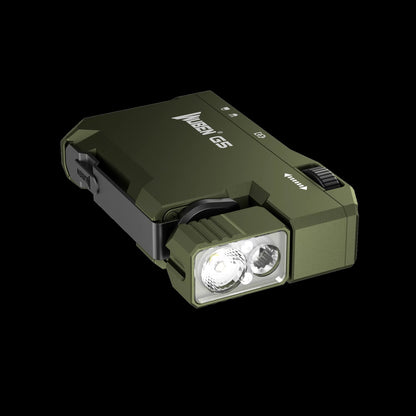 G5 EDC Flashlight 400Lumens Rgb&White Type-C Rechargeable Pocket-Sized Brilliance Keychain Light Bulit-In Battery